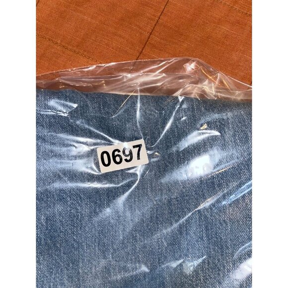 NWT J Brand Wynne High-Rise Straight Crop Jeans Size 24 Blue  Raw Hem - Picture 15 of 15